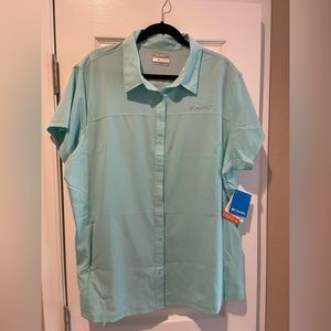Columbia Omni-shade Meadowgate button down Size 2X